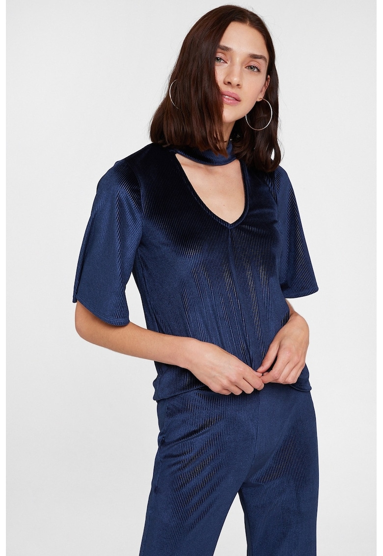 Blua striata cu decupaj