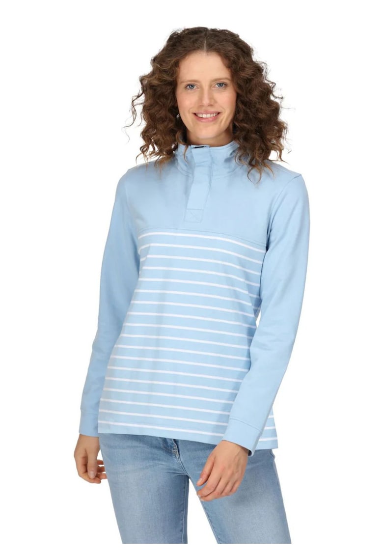 Bluza cu guler mediu si dungi Bayla -