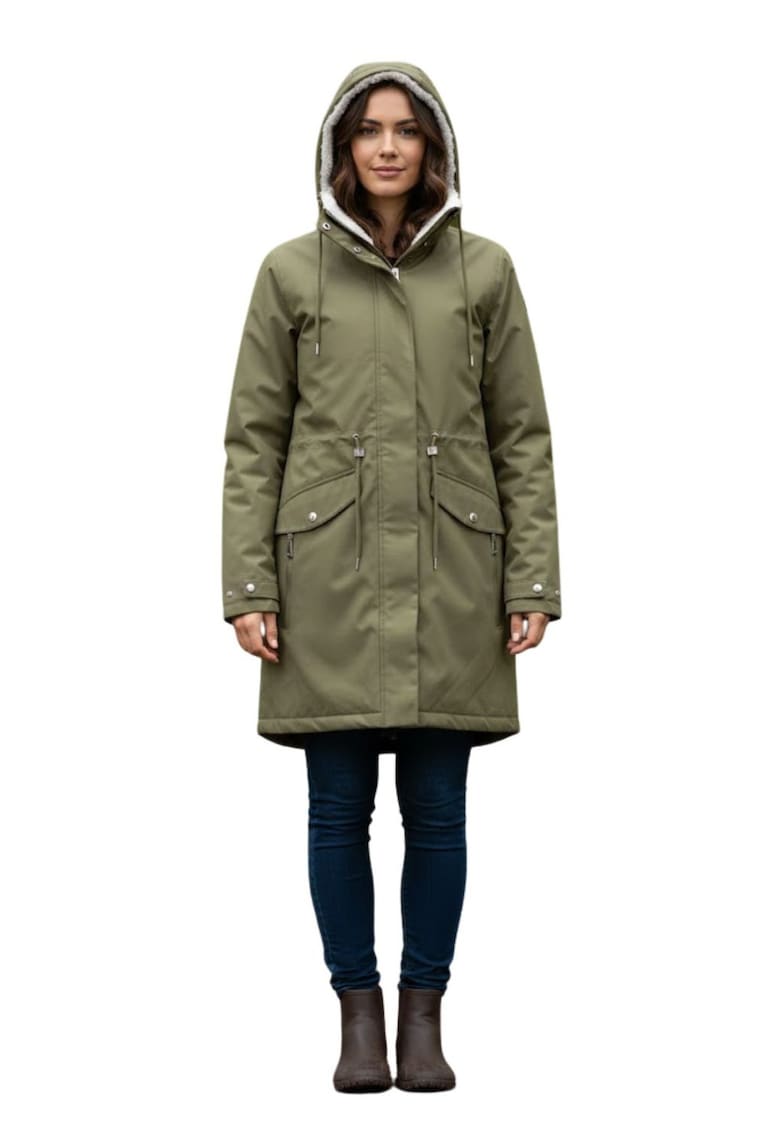 Geaca impermeabila cu insertie de blana Brentley