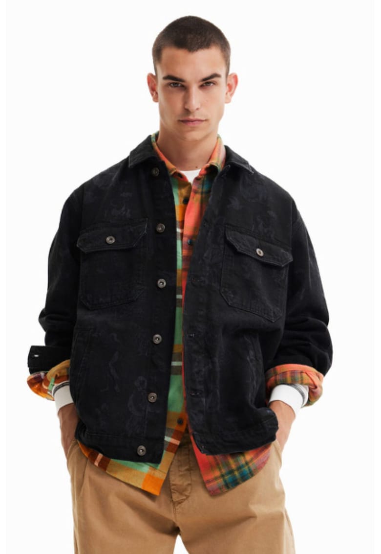 Jacheta lejera din denim Denis -