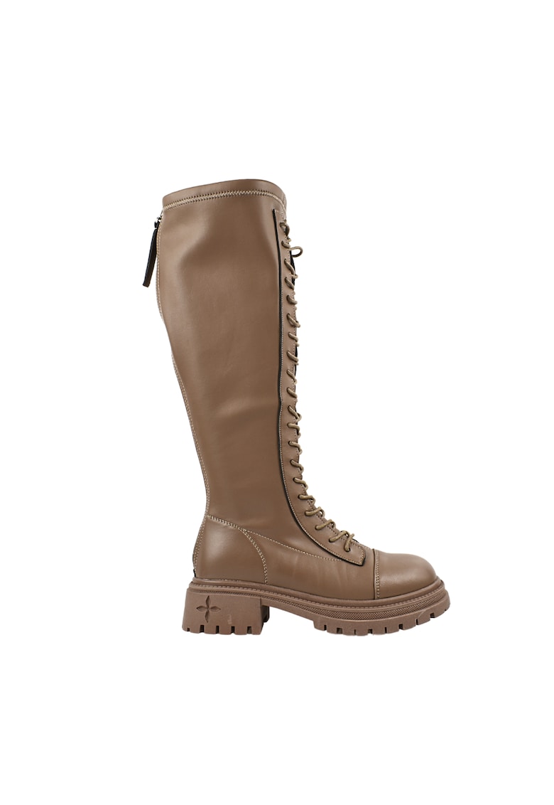 Cizme casual - dama - 80391 bej - piele naturala