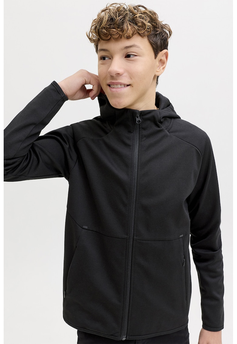 Hanorac uni cu buzunare cu fermoar