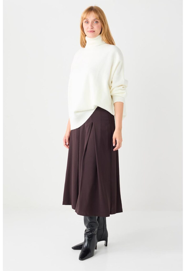 Fusta midi Gored - Maro inchis