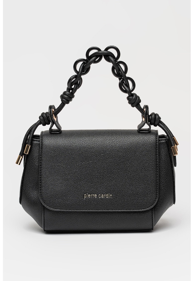 Geanta de piele ecologica cu bareta detasabila si maner