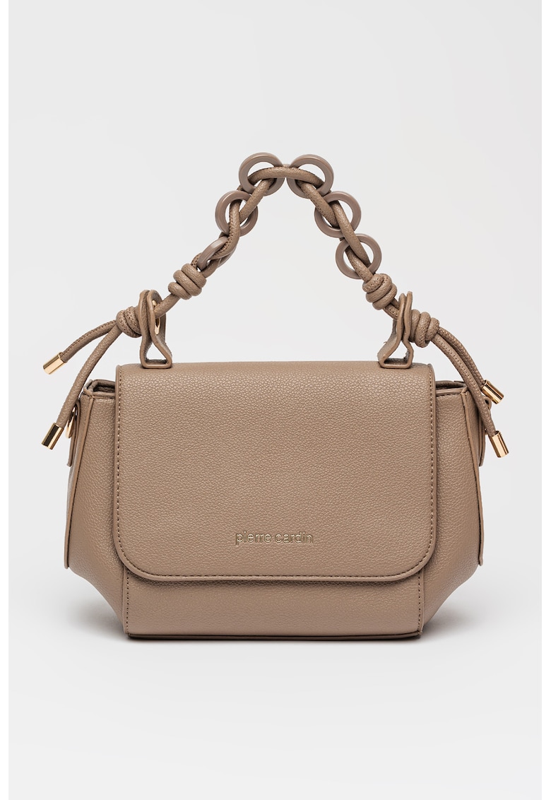 Geanta de piele ecologica cu bareta detasabila si maner