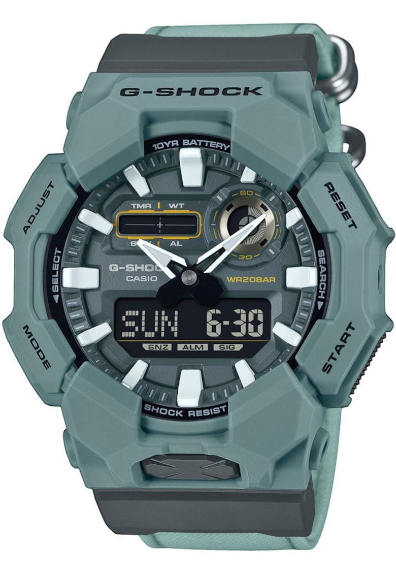 Ceas de barbati GA-010CE-2AER verde sport rezistent la socuri