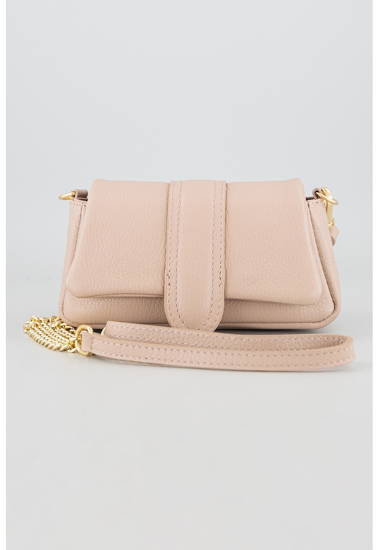 Geanta din piele cu bareta de umar si barete intersanjabile