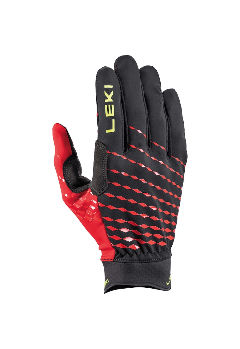 Manusi ski barbati HS Ultra Trail Breeze - black-red-neon yellow