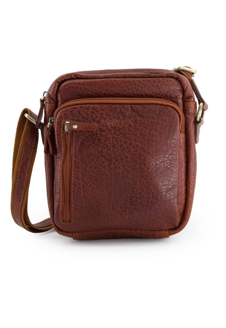 Geanta crossbody din piele cu bareta ajustabila