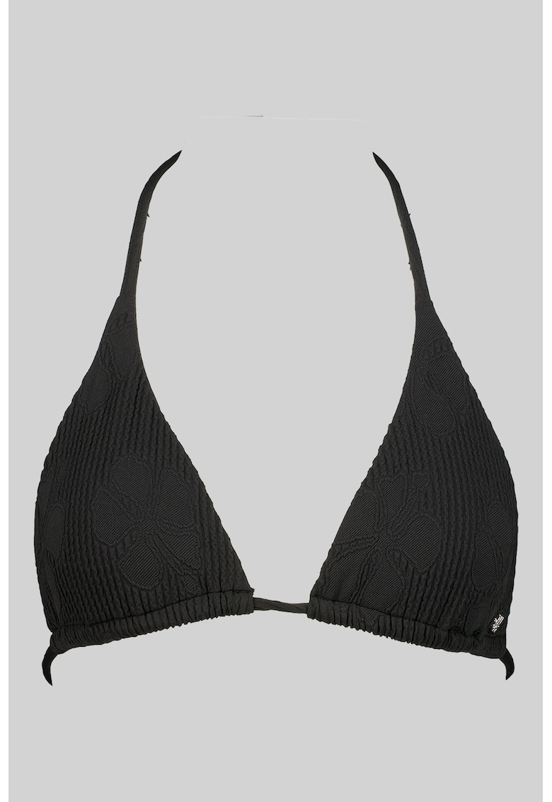 Sutien de baie cu cupe triunghiulare - Negru