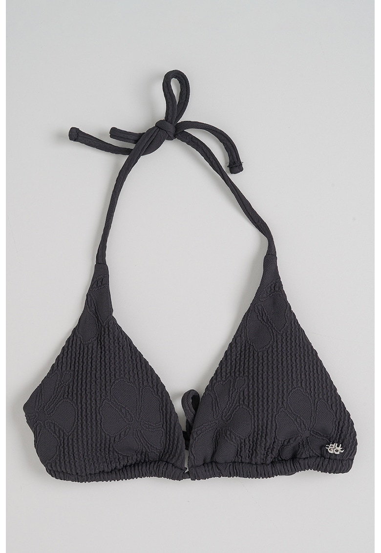 Sutien de baie cu cupe triunghiulare - Negru