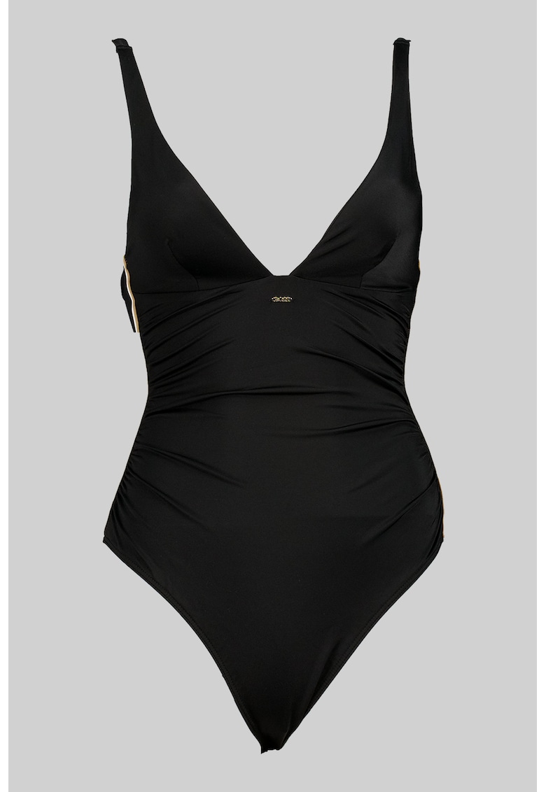 Costum de baie intreg cu burete - Negru
