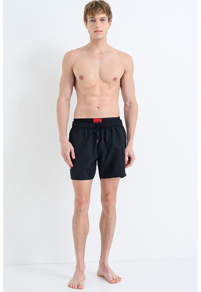 Pantaloni scurti de baie Galaxy - Negru