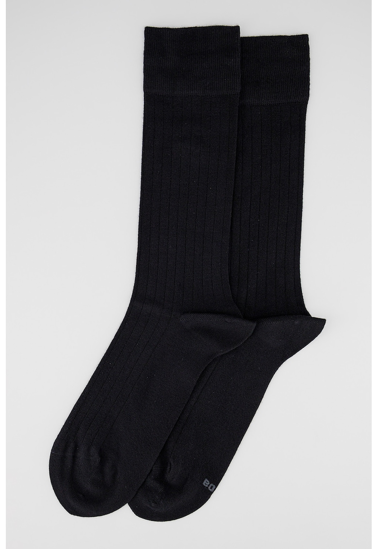 Sosete lungi din amestec de modal - Negru