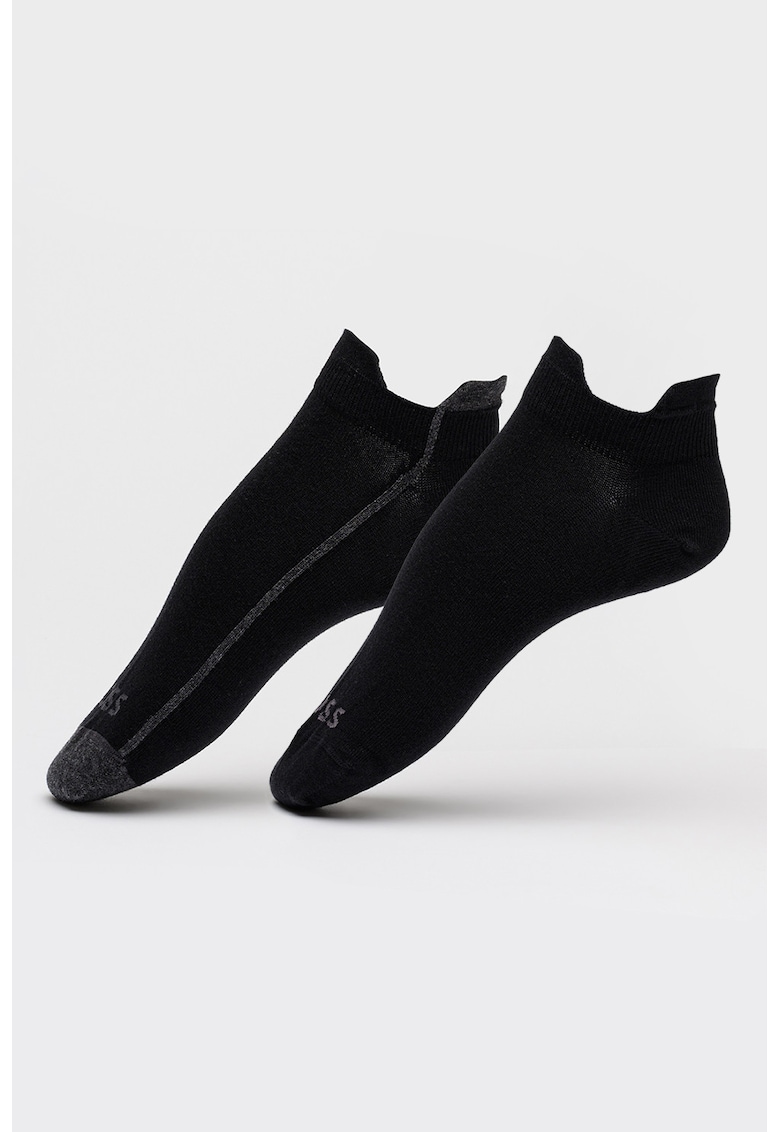 Set de sosete scurte din amestec de bumbac - 2 perechi - Negru