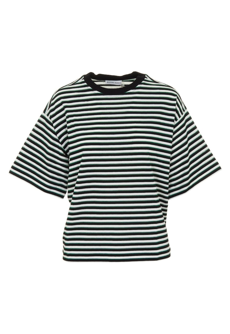 Tricou lejer cu model cu dungi Electa -