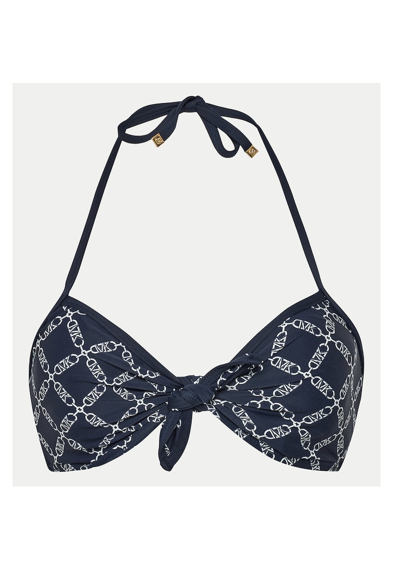 Sutien de bikini dama bleumarin/alb