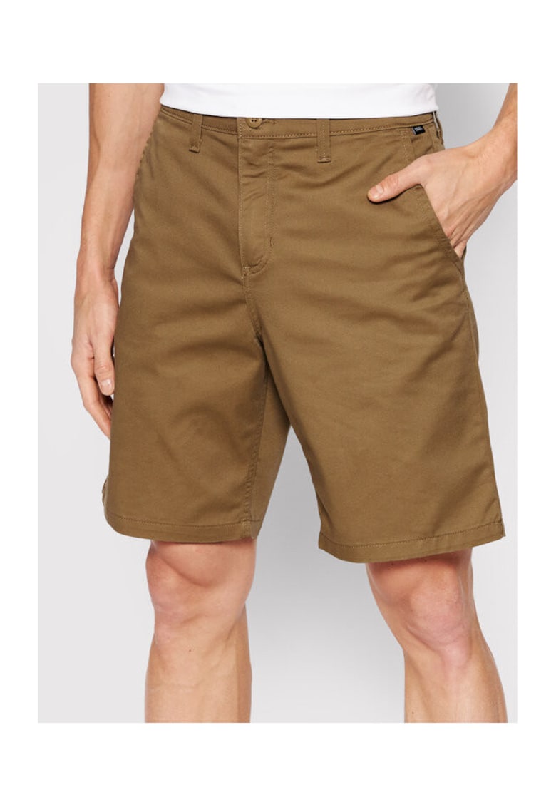 Pantaloni scurti barbati maro - bumbac