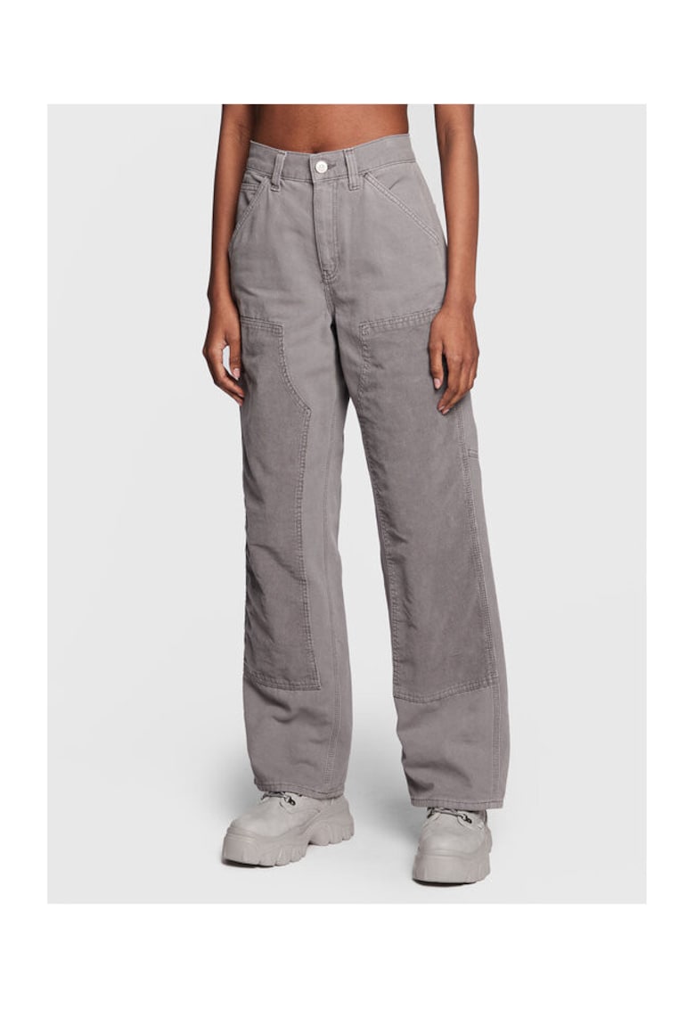 Blugi dama - gri - denim -