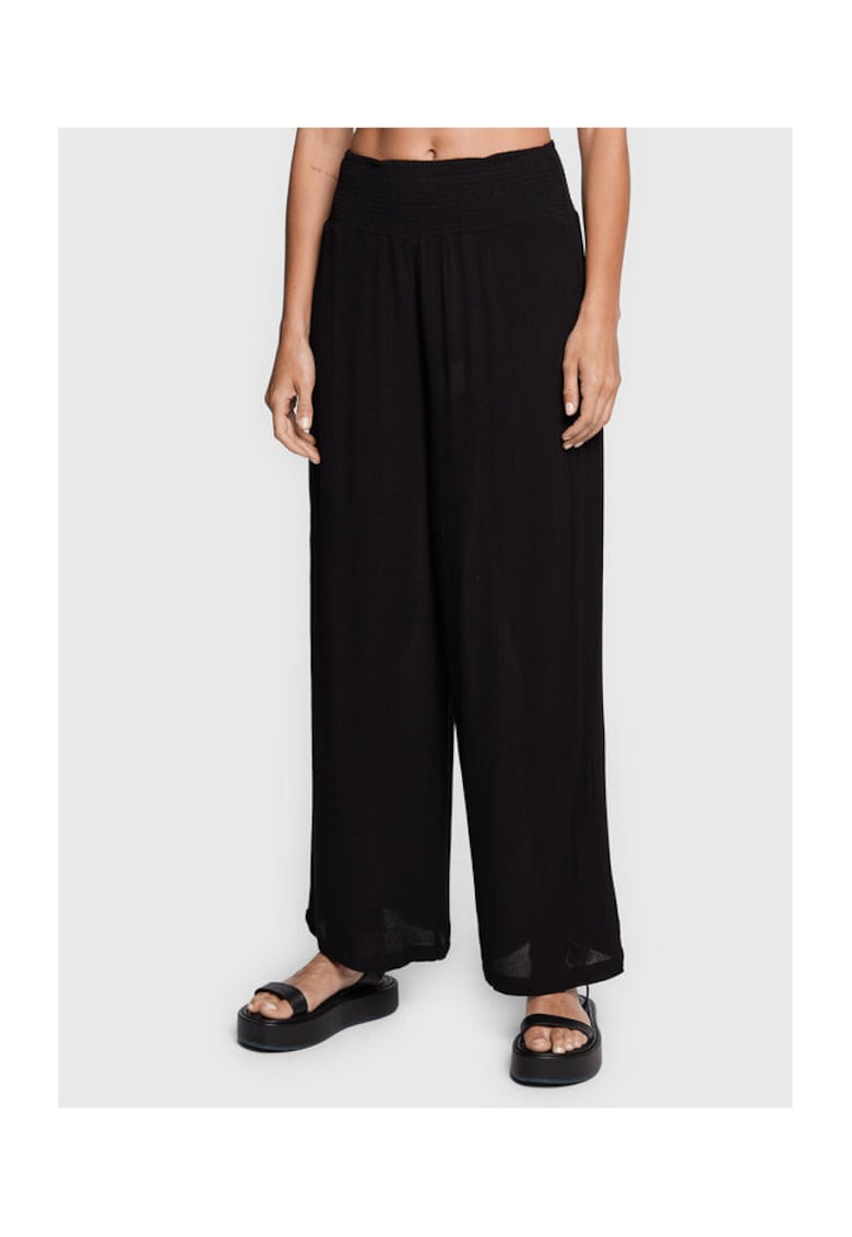 Pantaloni pentru dama negru - stofa