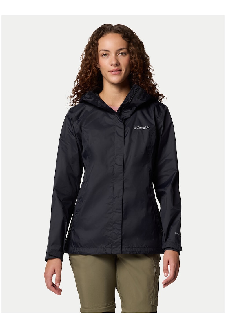 Jacheta de ploaie dama negru - sport -