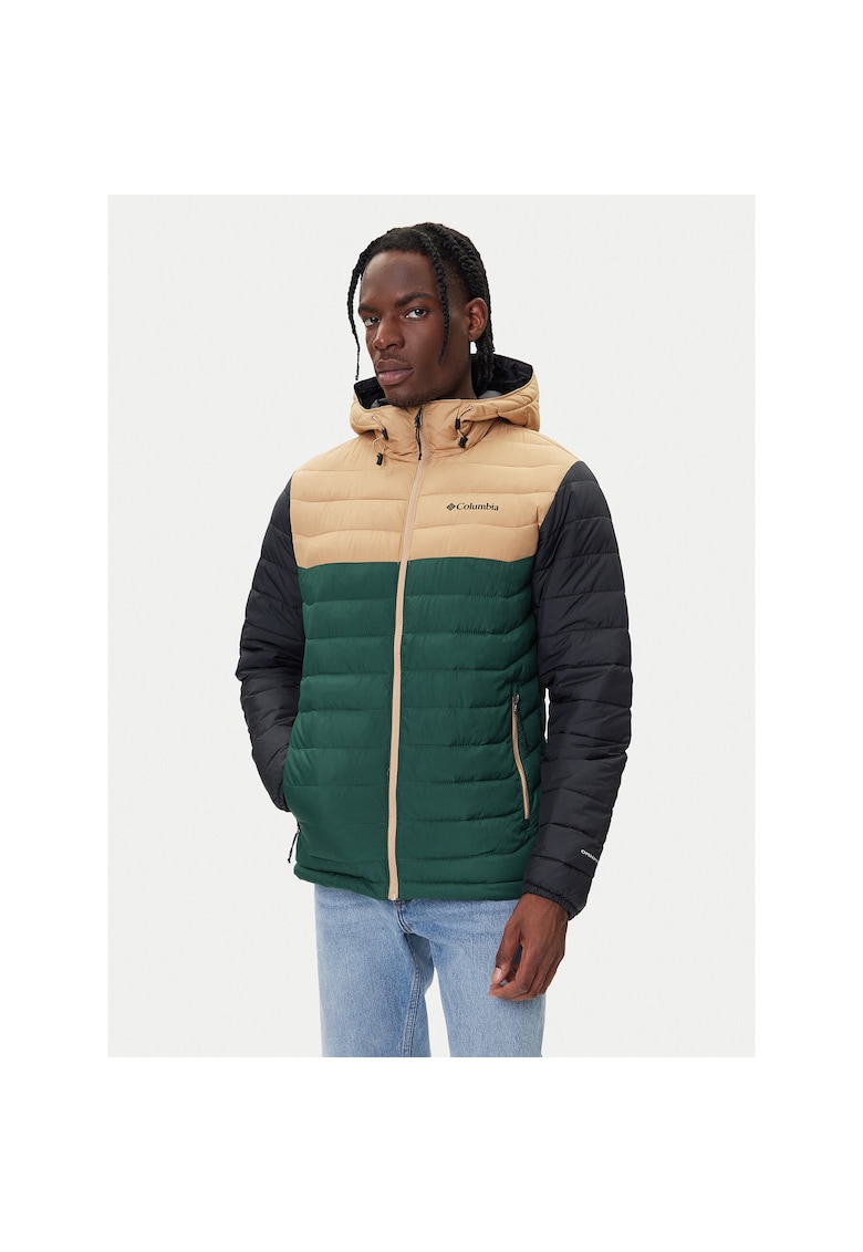 Geaca de iarna barbati din materiale rezistente - multicolor