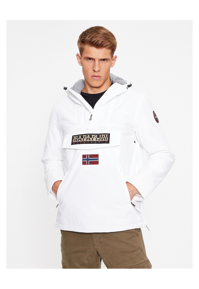 Geaca Anorak barbati alb -