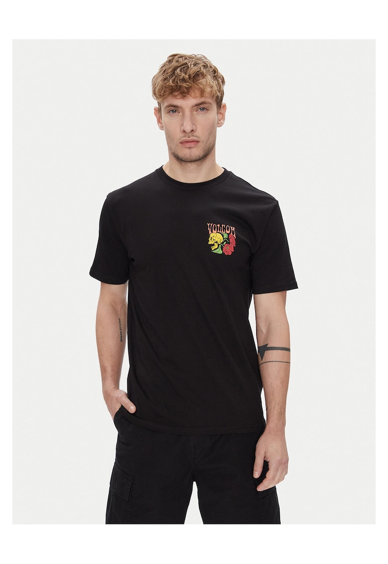 Tricou barbati negru - bumbac