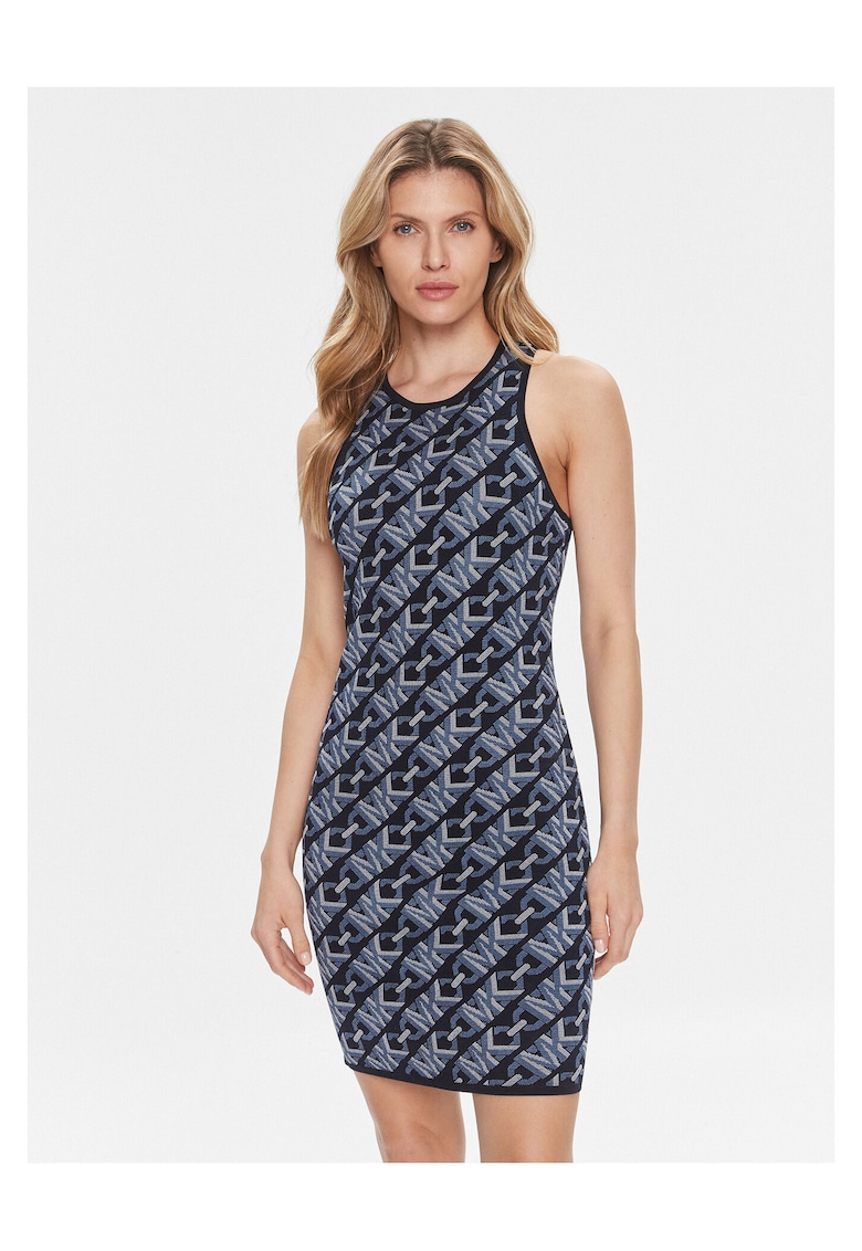 Rochie de vara - bleumarin - fabric usor