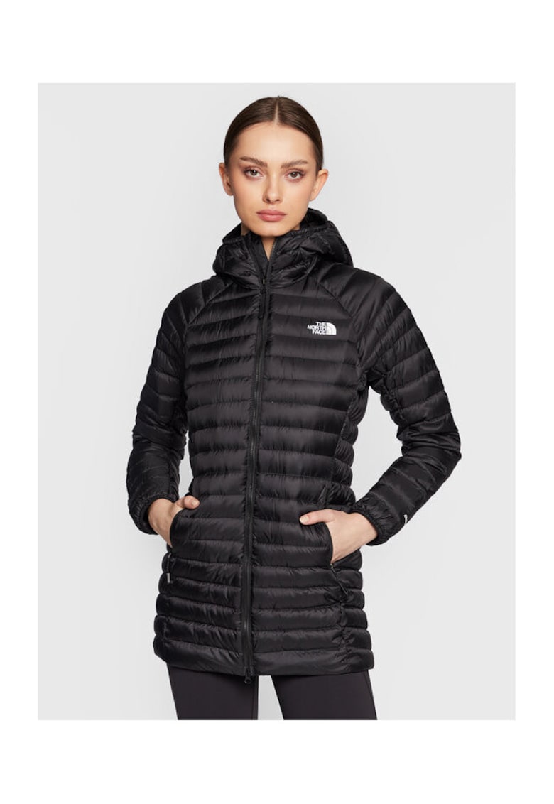 The North Face Geaca de puf dama negru - fabricata din material usor -