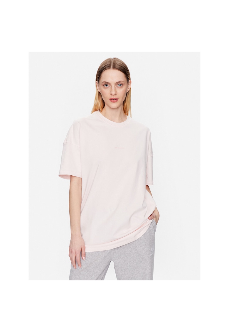 Tricou sport pentru dama - roz - bumbac