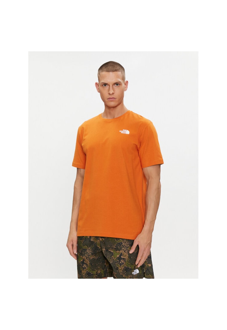 Tricou sport barbati portocaliu - bumbac -