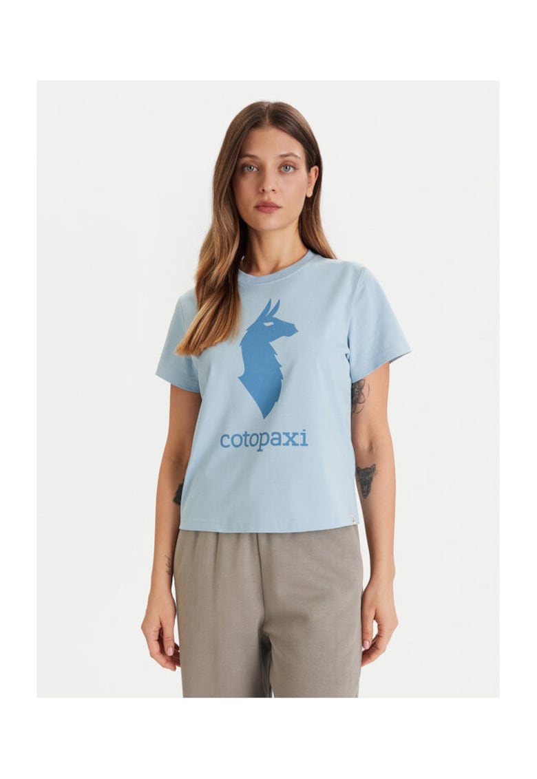 Tricou dama albastru - fabricat din material de calitate