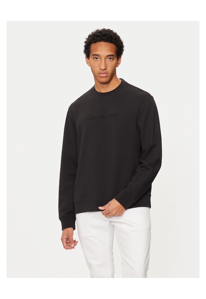 Bluza barbati negru - bumbac -