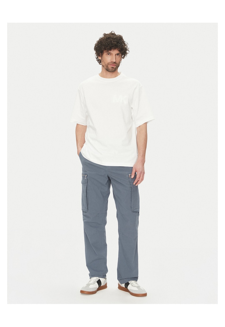 Tricou barbat - bumbac - alb