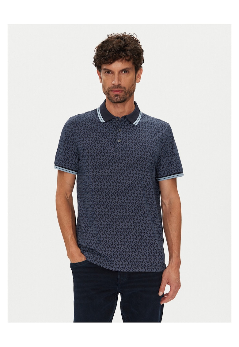 Tricou barbati bleumarin - bumbac