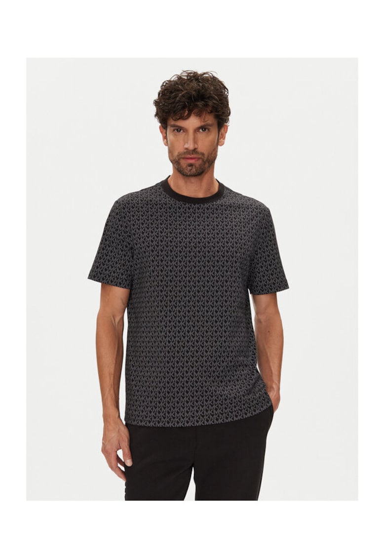 Tricou barbati negru - bumbac