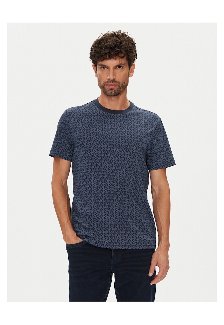 Tricou albastru - bumbac - Bleumarin