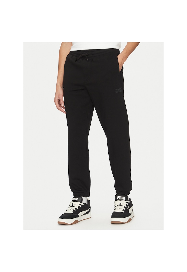 Pantaloni sport barbati - lifestyle - negru - bumbac/poliester -