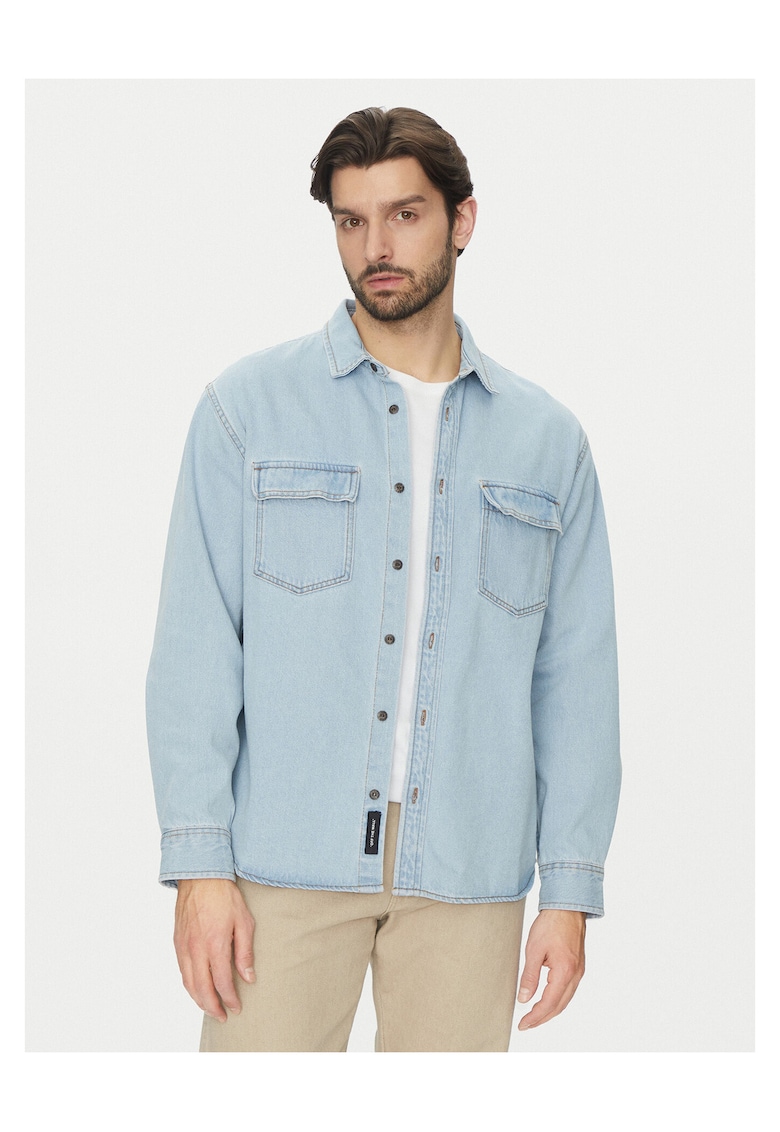 Camasa barbati denim - albastru
