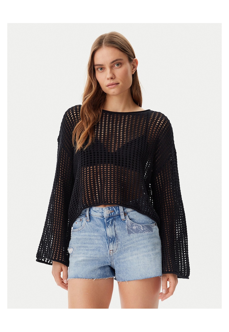 Pulover dama negru - moale
