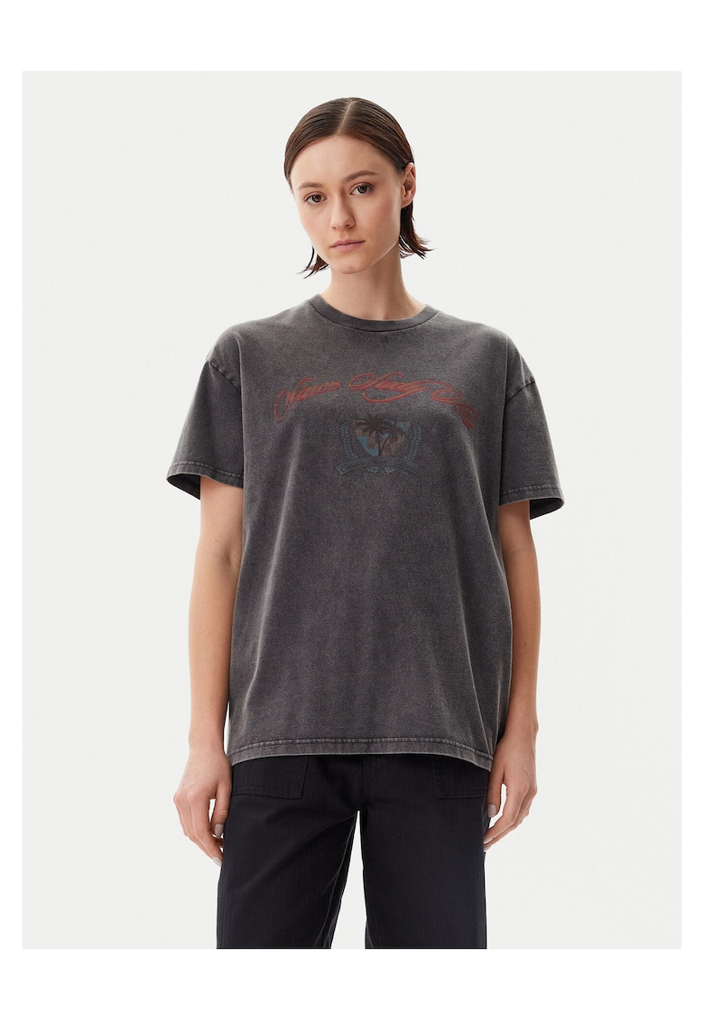 Tricou dama negru - din bumbac