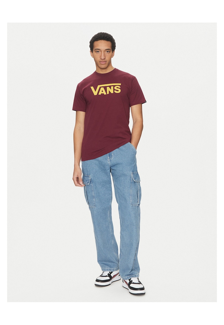 Tricou barbati bordo - bumbac -