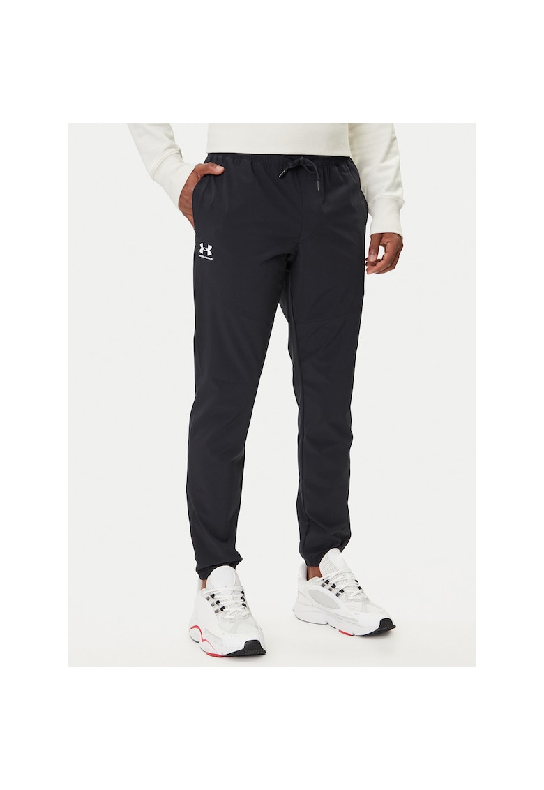 Pantaloni sport barbati negru - trening -