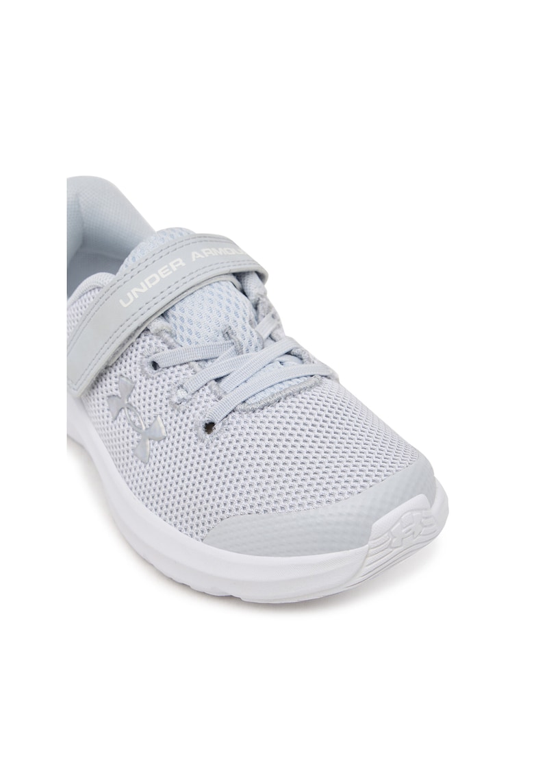 Pantofi sport copii - velcro - gri - material textil