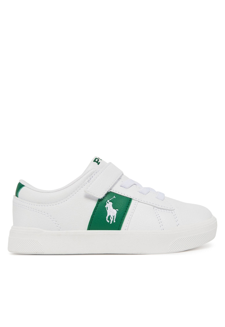 Pantofi sport copii - velcro - alb - sintetic