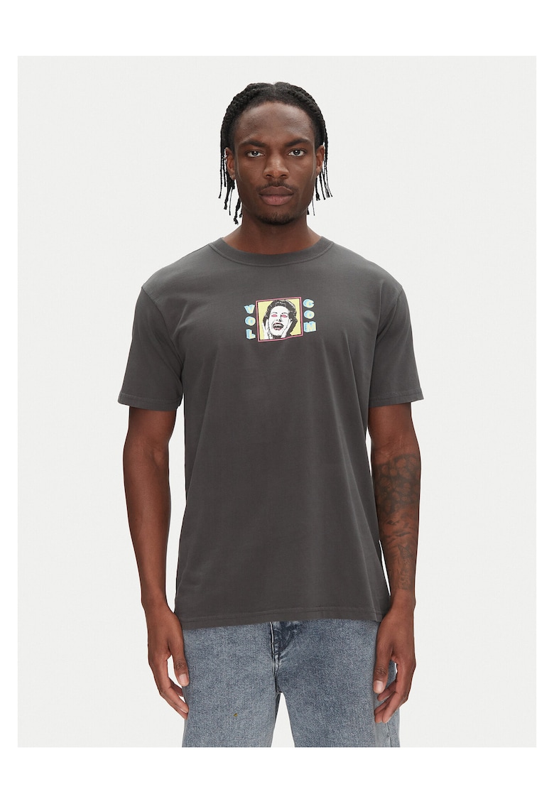 Tricou barbati gri - bumbac
