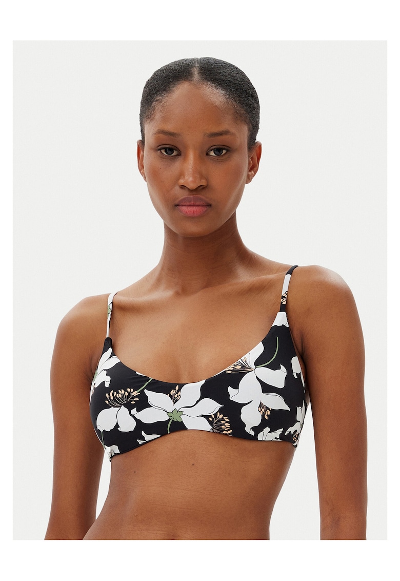 Sutien de baie dama - negru/alb -