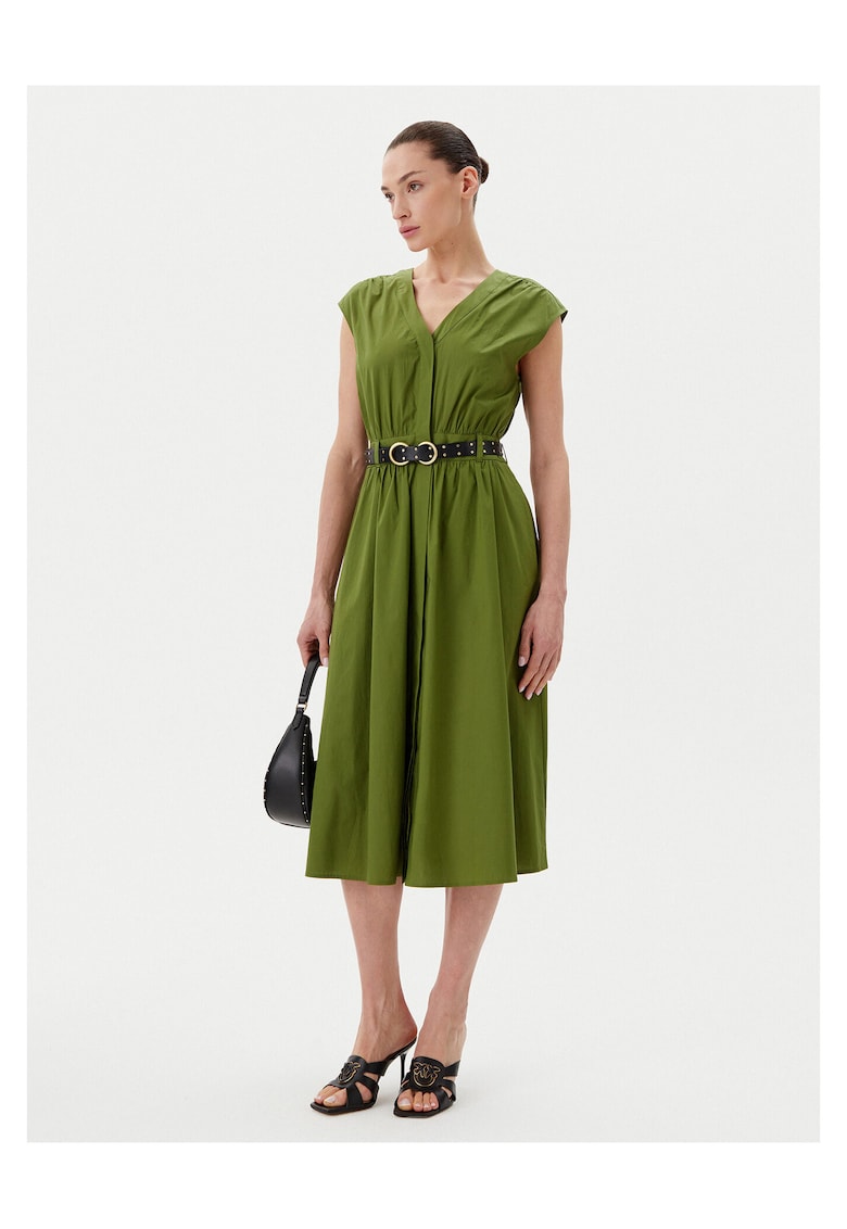 Rochie de zi - verde - femei