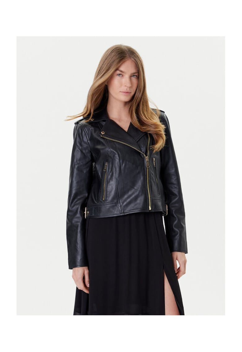 Geaca de piele - negru - dama